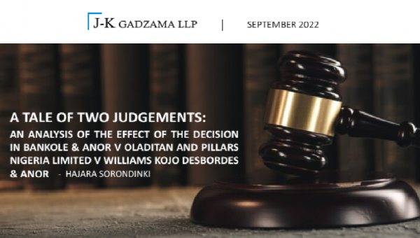 A Tale of Two Judgements - Hajara Sorondinki